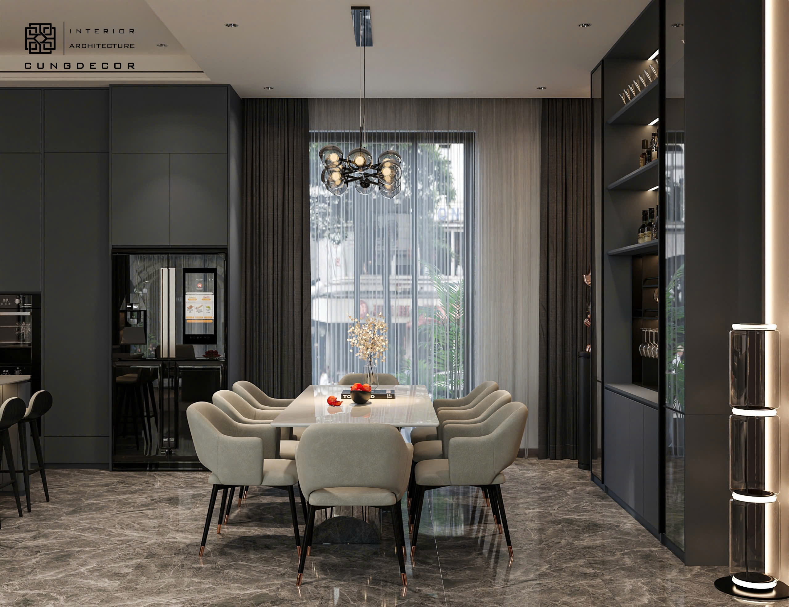 Nhà phố hiện đại